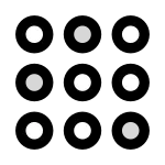 Keypad SVG Icon